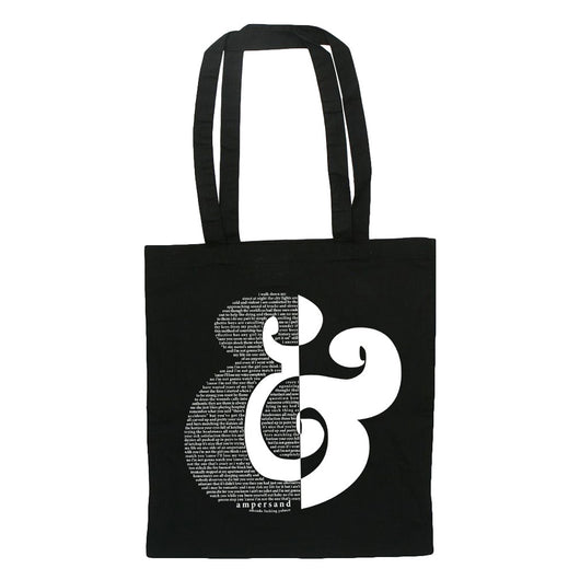 Ampersand lyric tote bag