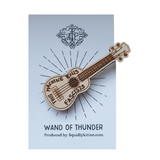 "Wand of Thunder" pin badge
